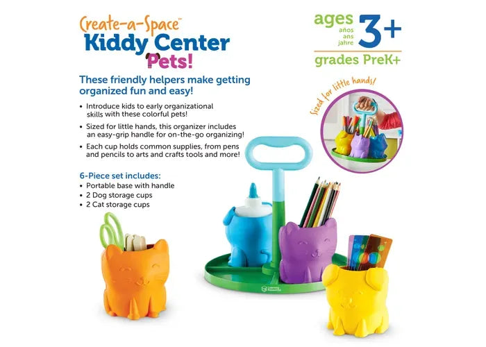 Learning Resources Create-a-Space ™ Kiddy Caddy: Pets!