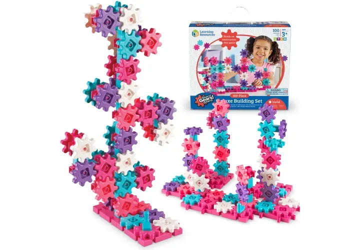 Learning Resources Gears! Gears! Gears! ® Deluxe Building Set - Pink