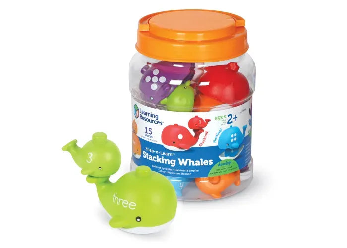 Learning Resources Snap-n-Learn ™ Stacking Whales