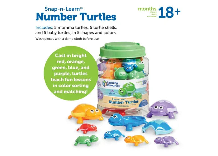 Learning Resources Snap-n-Learn ™ Number Turtles