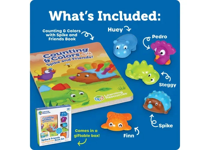 Learning Resources Spike and Friends Colors & Counting Book Set