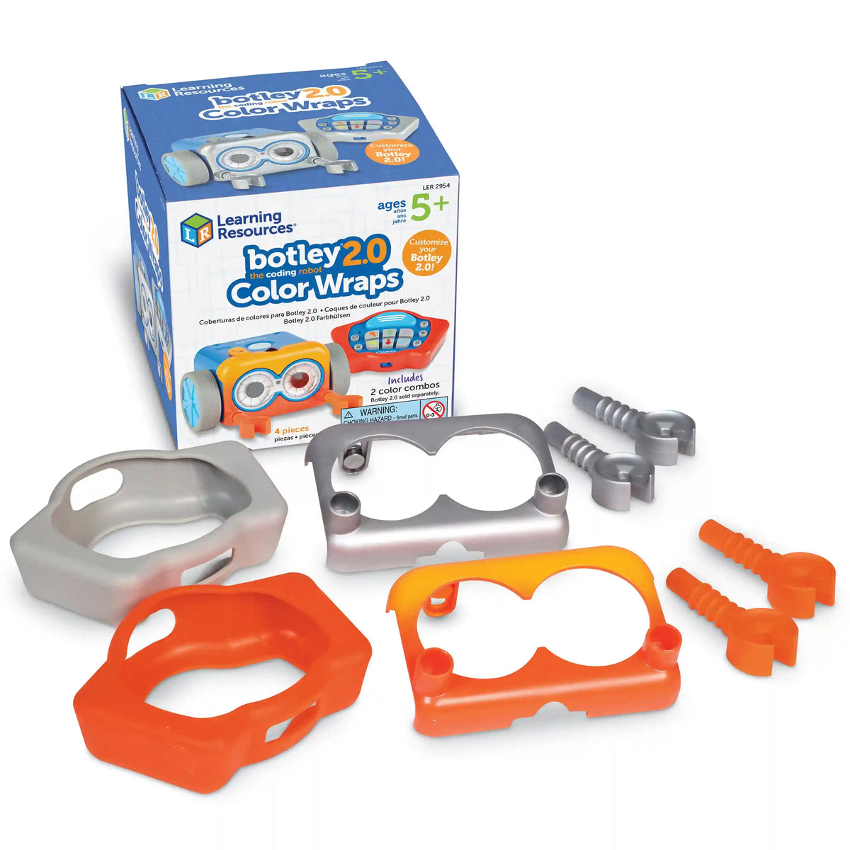 Learning Resources Botley ® 2.0 Color Wraps: Red & Silver Pack