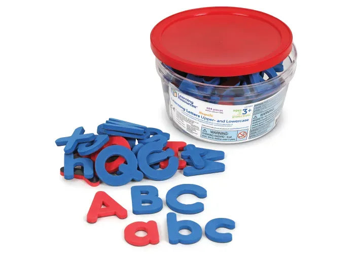 Learning Resources Soft Foam Magnetic Letters Upper & Lowercase